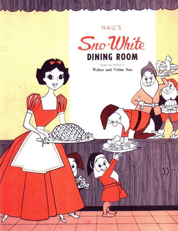 Naus Sno-White Dining Room - Menu (newer photo)
